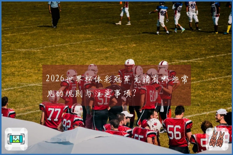 2026世界杯体彩冠军竞猜有哪些常见的规则与注意事项？